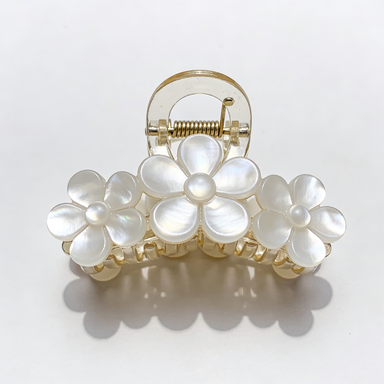 Dreamy Triple Flower Hair Claw